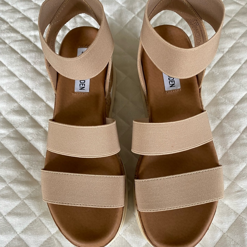 Steve Madden Ankle Strap Wedge Sandal